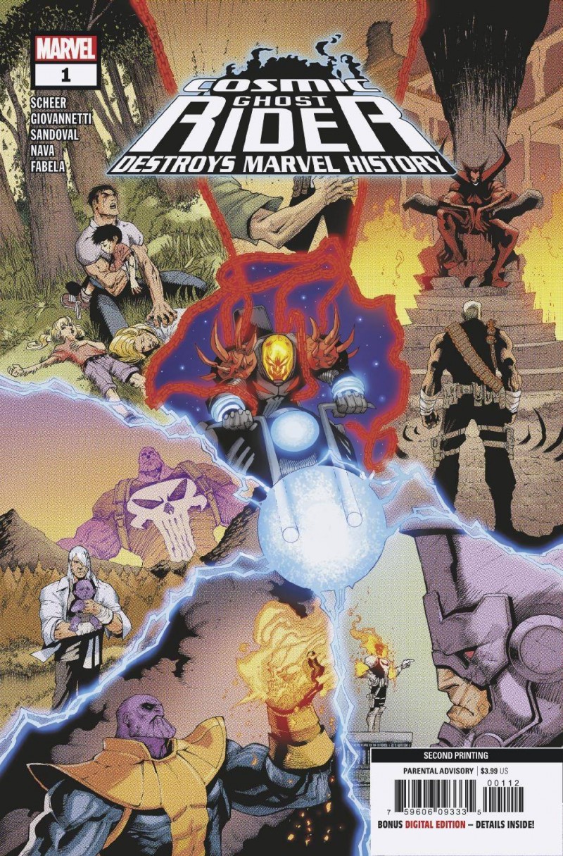 Cosmic Ghost Rider Destroys Marvel History #1 Second Printing