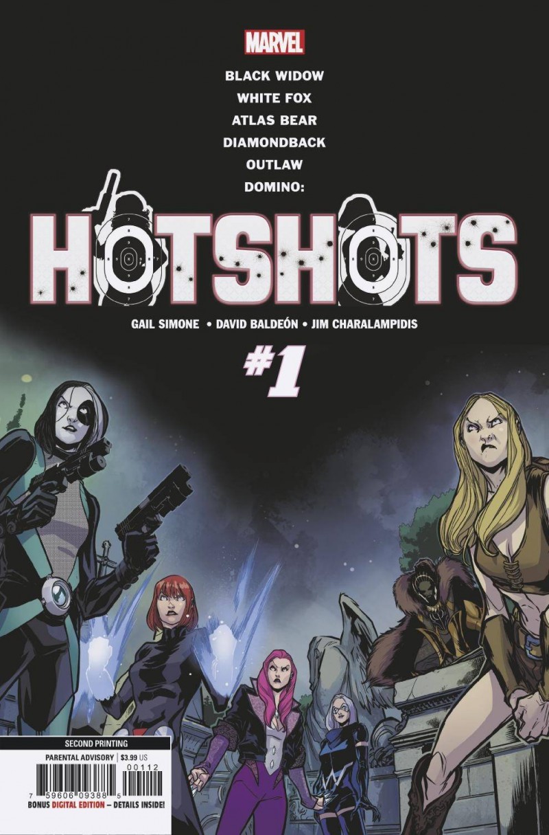 Domino Hotshots #1 Second Printing Baldeon