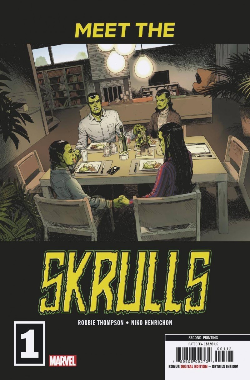 Meet the Skrulls #1 Second Printing Martin