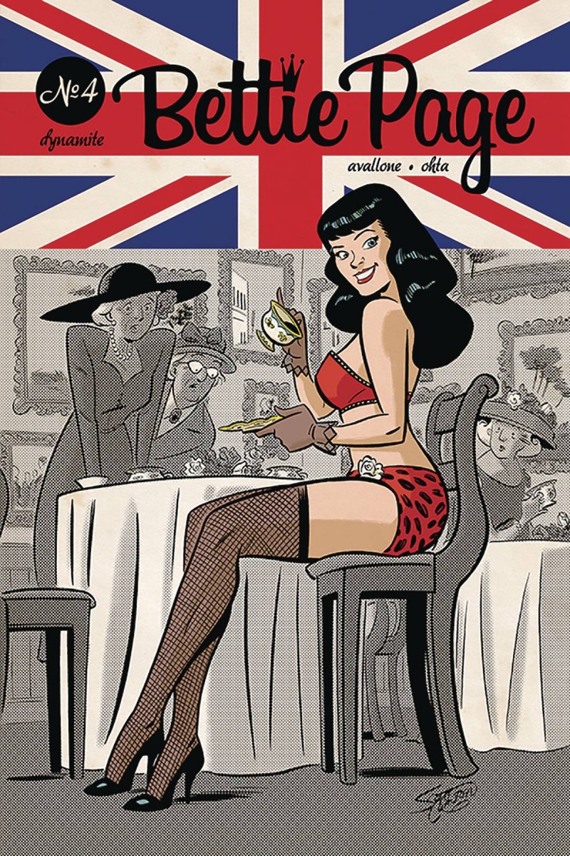 Bettie Page #4 CVR B Chantler