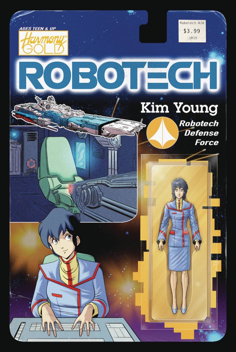 Robotech #20 CVR B Action Figure