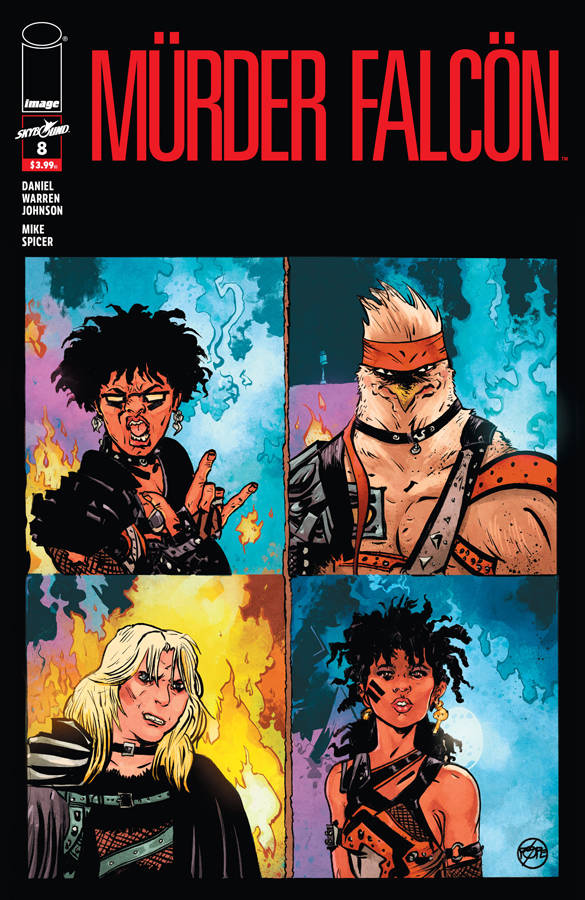 Murder Falcon #8 CVR B Heavy Metal Pope
