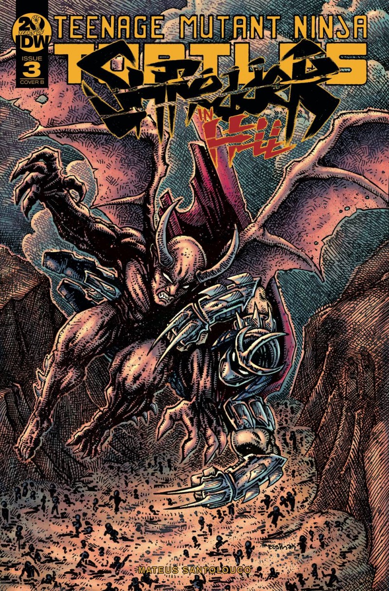 TMNT Shredder In Hell #3 CVR B Eastman