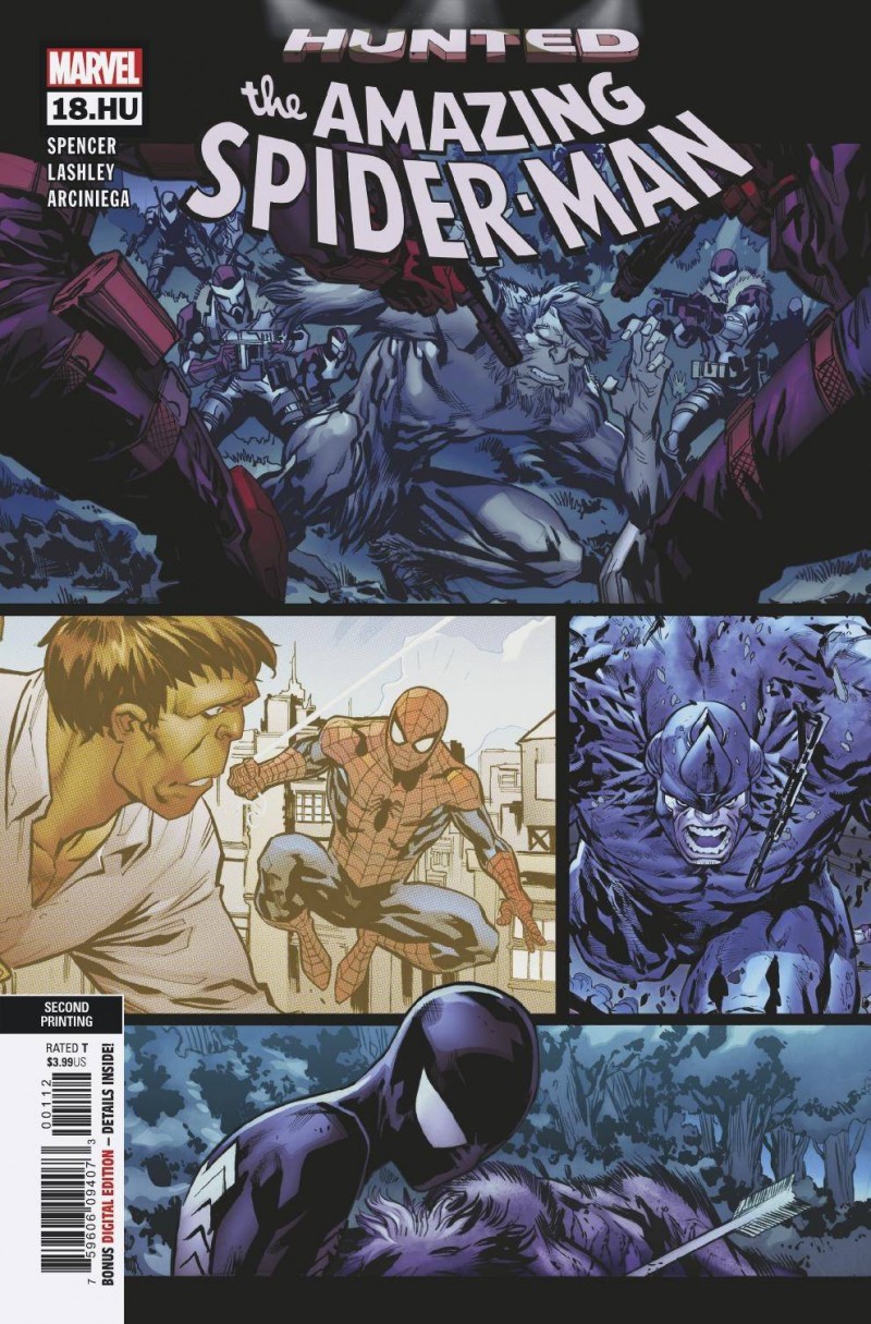 Amazing Spider-Man V5 #18.hu Second Printing Lashley