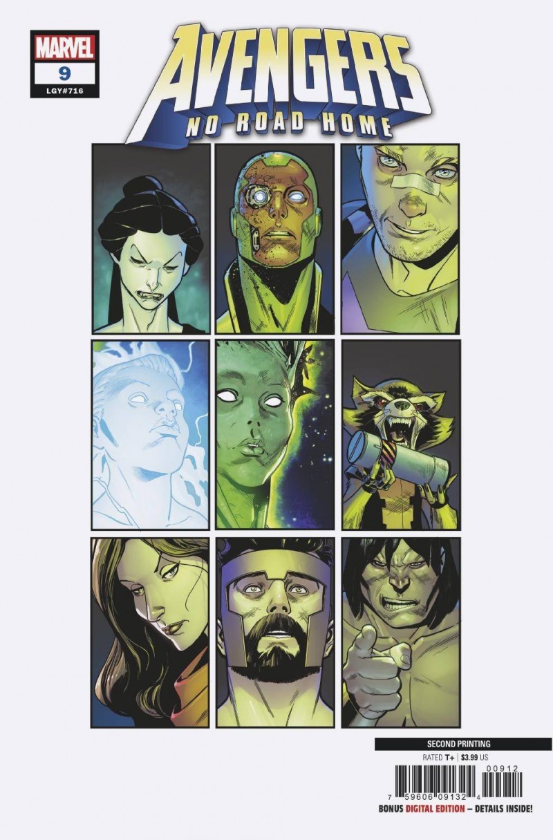 Avengers No Road Home #9 Second Printing Medina
