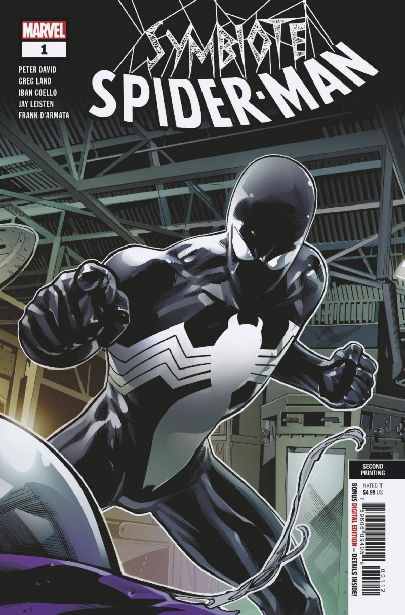 Symbiote Spider-Man #1 Second Printing Land