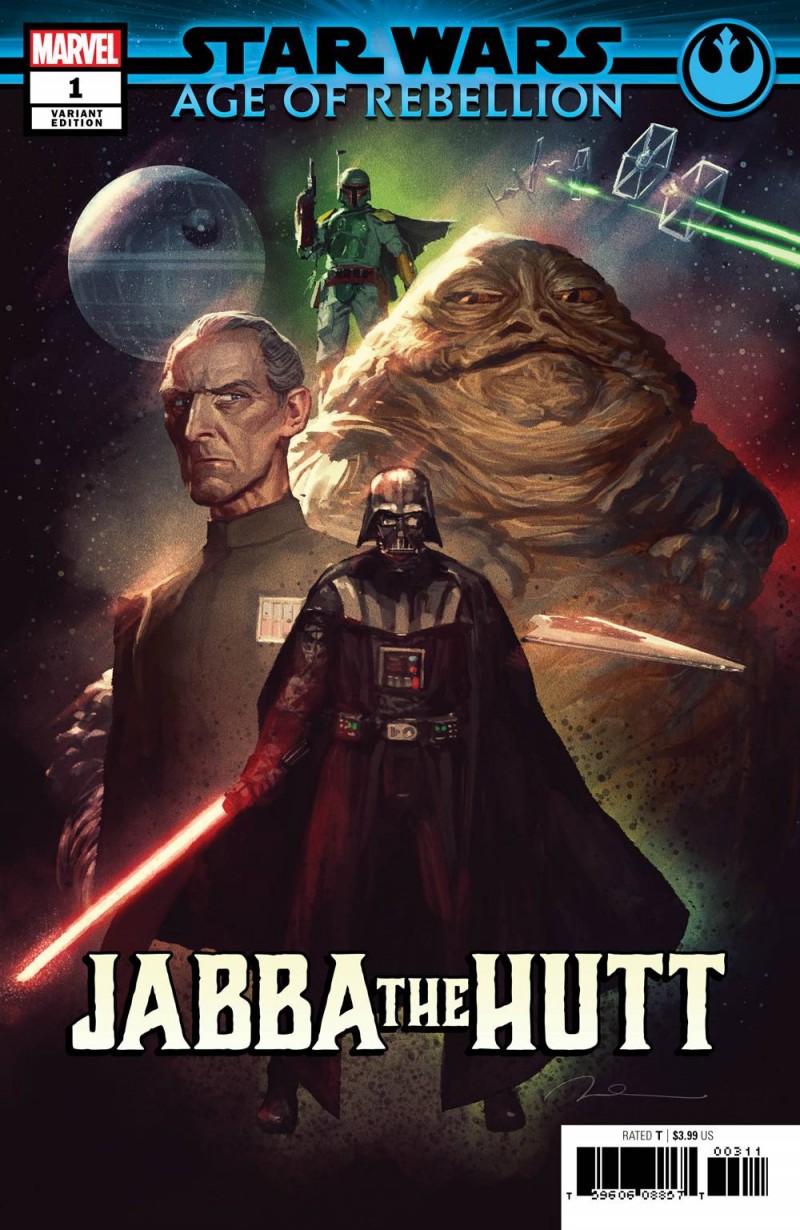 Star Wars Age of Republic One-Shot Jabba the Hutt Variant Parel Villains