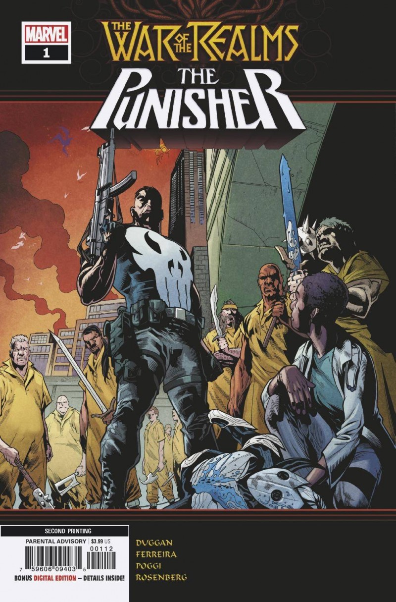 War of Realms Punisher #1 Second Printing Ferreira