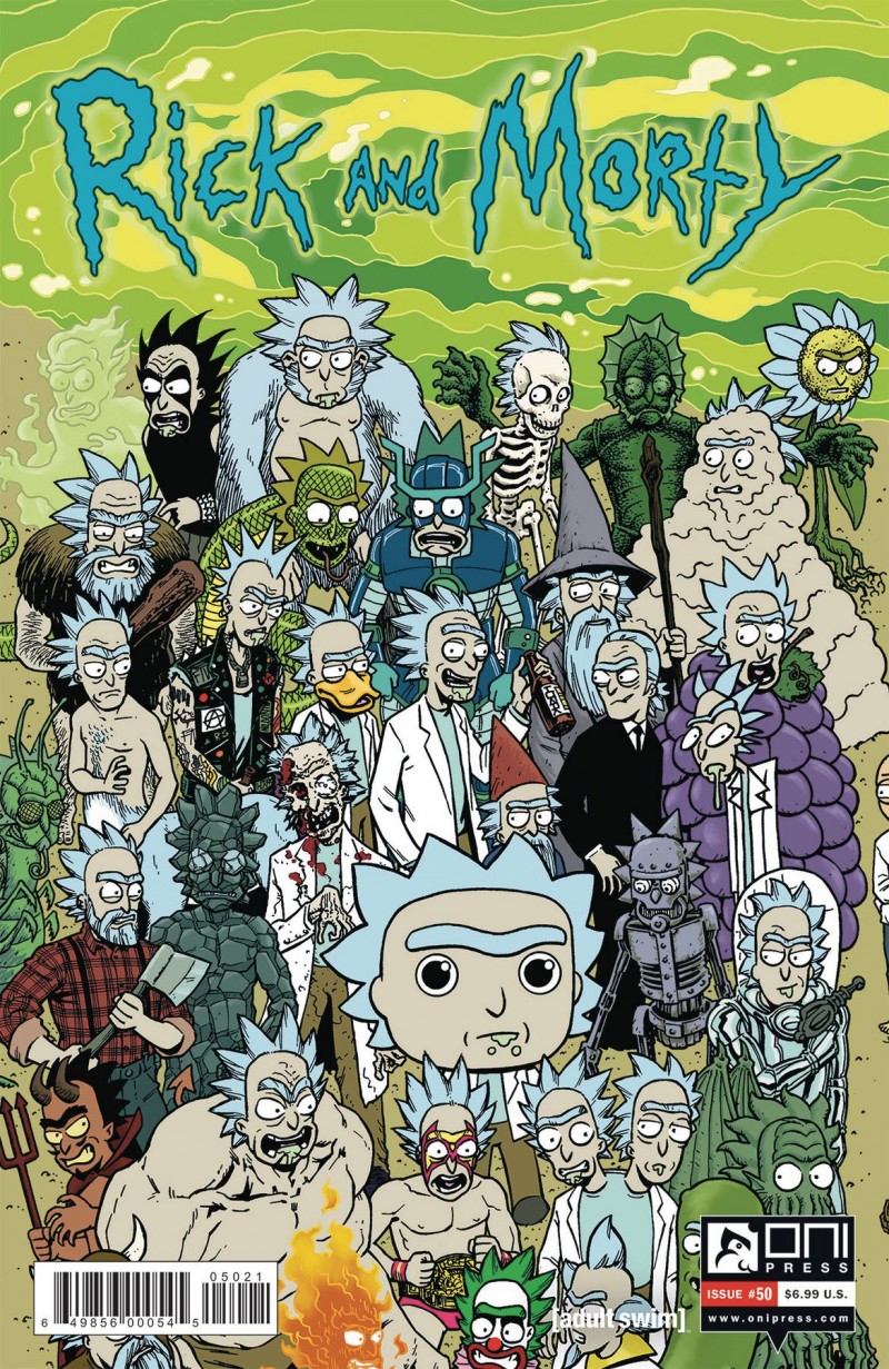 Rick and Morty #50 CVR B Horak Rick Connecting