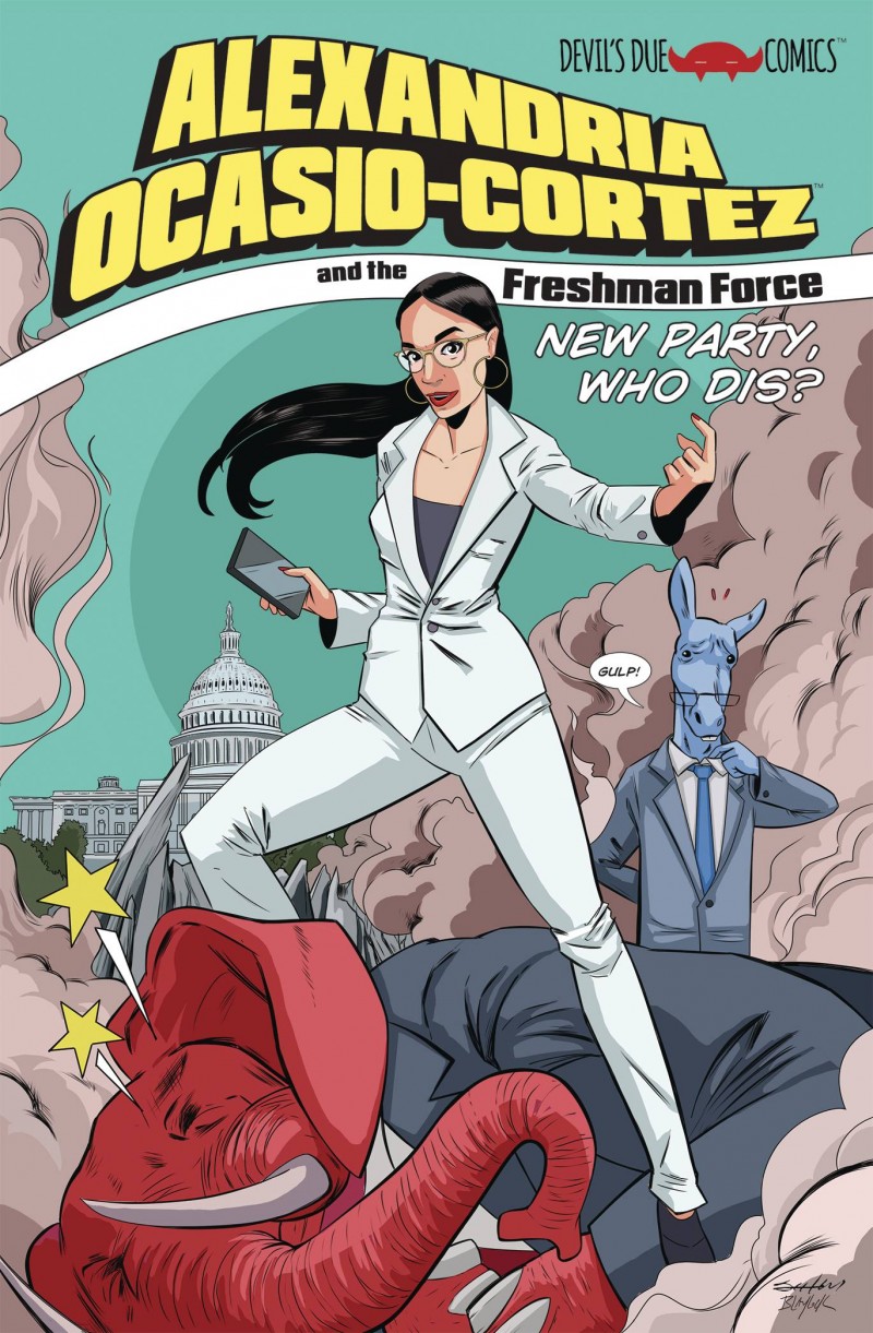 Alexandria Ocasio Cortez and Freshman Force Who Dis One-Shot