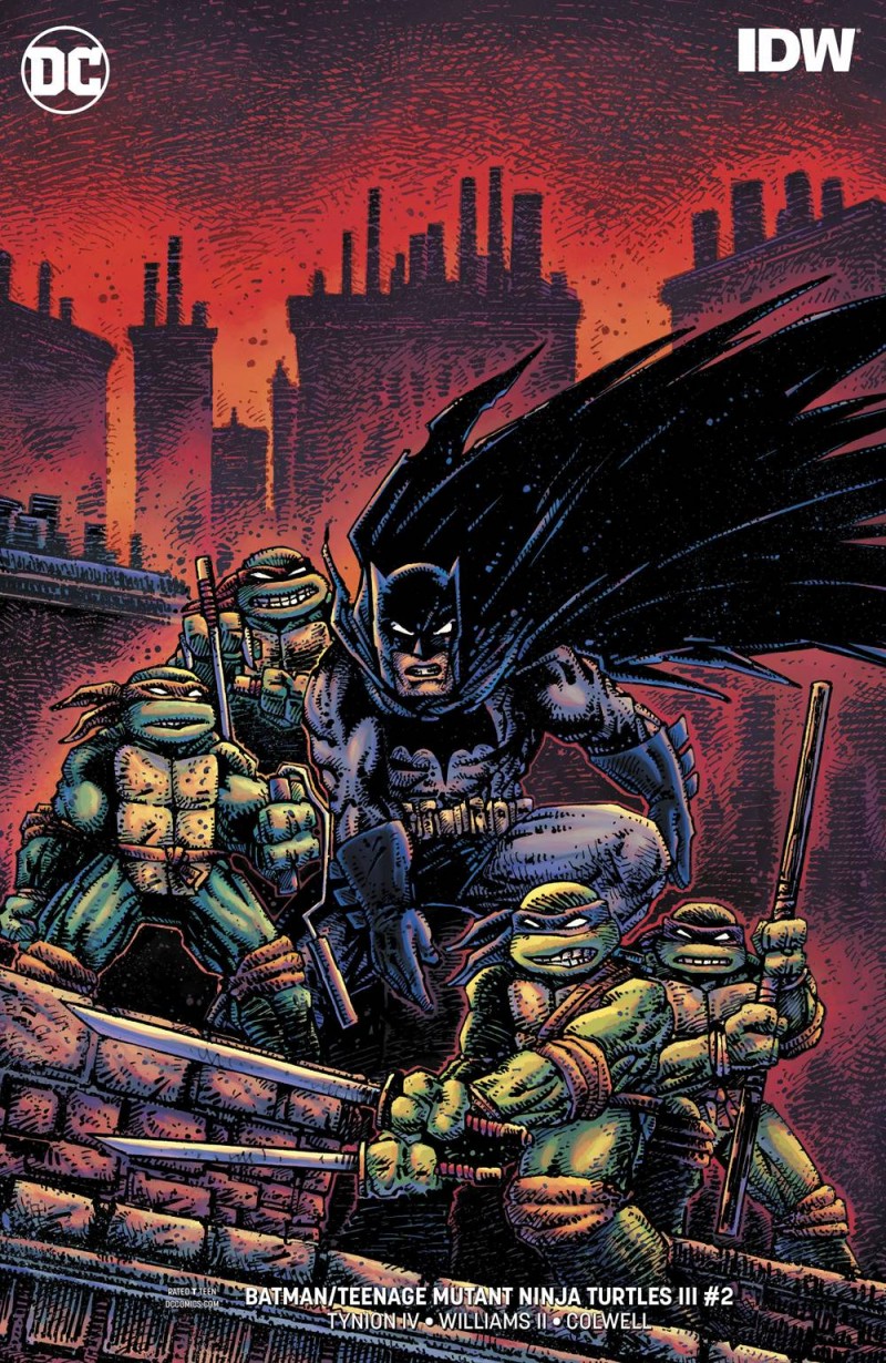 Batman Teenage Mutant Ninja Turtles III #2 CVR B