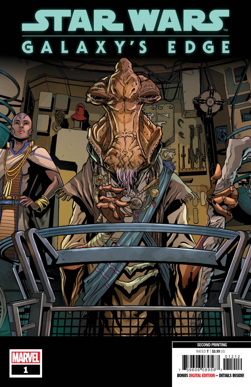 Star Wars Galaxys Edge #1 Second Printing Sliney
