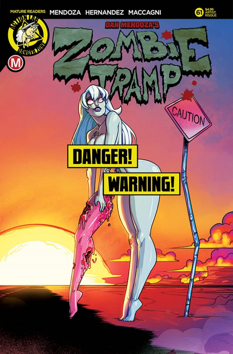 Zombie Tramp #61 CVR D Federhenn Risque