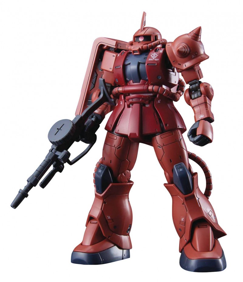Gundam HG 1/144 Origin Ms-06s Zaku II Char Red Comet