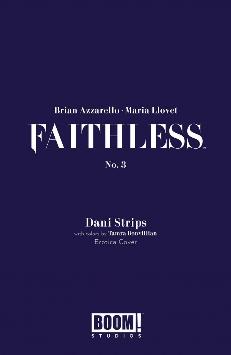 Faithless #3 CVR B Erotica Strips