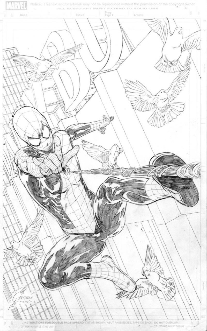 Amazing Spider-Man #24 Variant Quesada