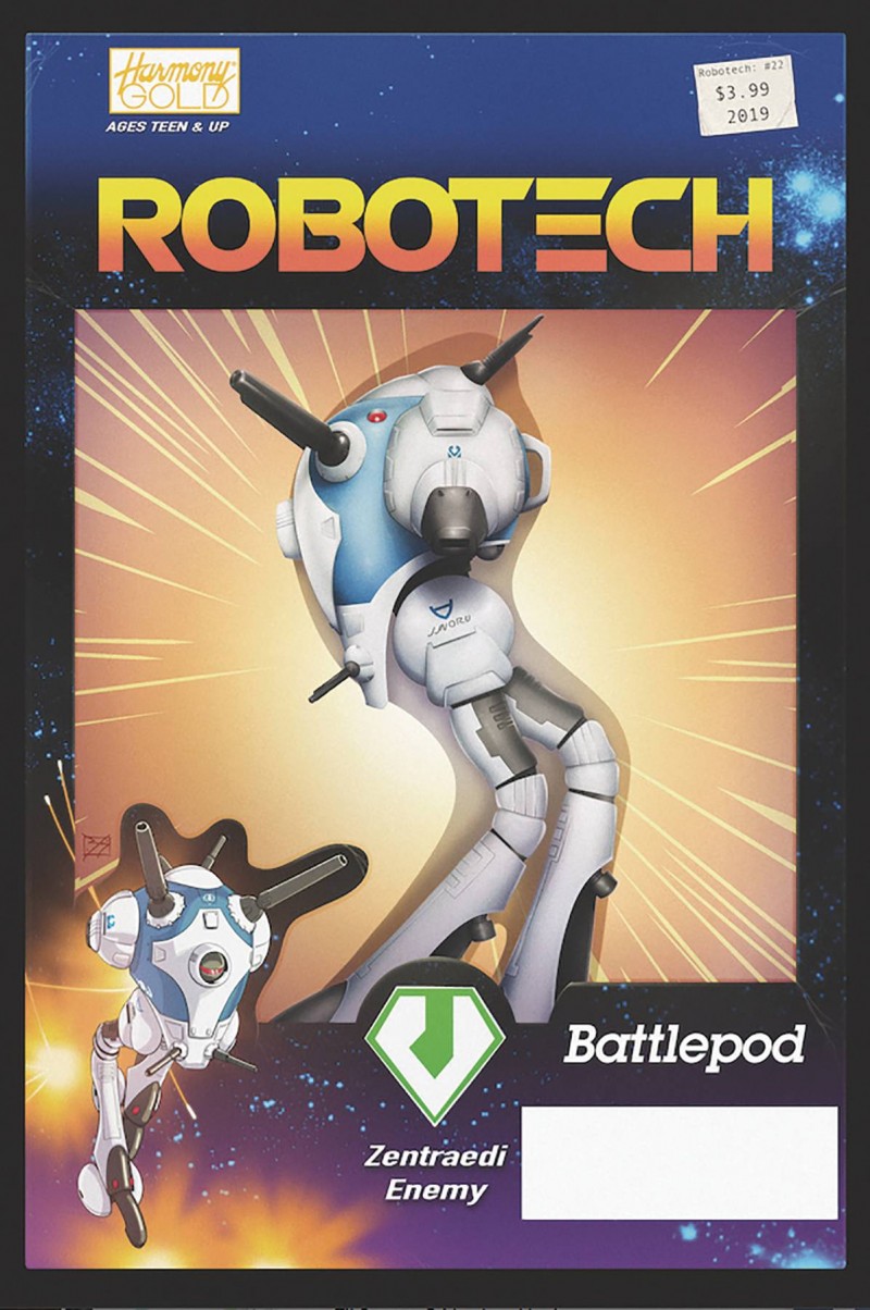 Robotech #22 CVR B Vehicle Action Figure Var