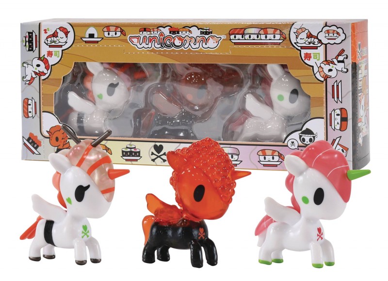 Tokidoki Figure Set Sushicorno 3-Pieces