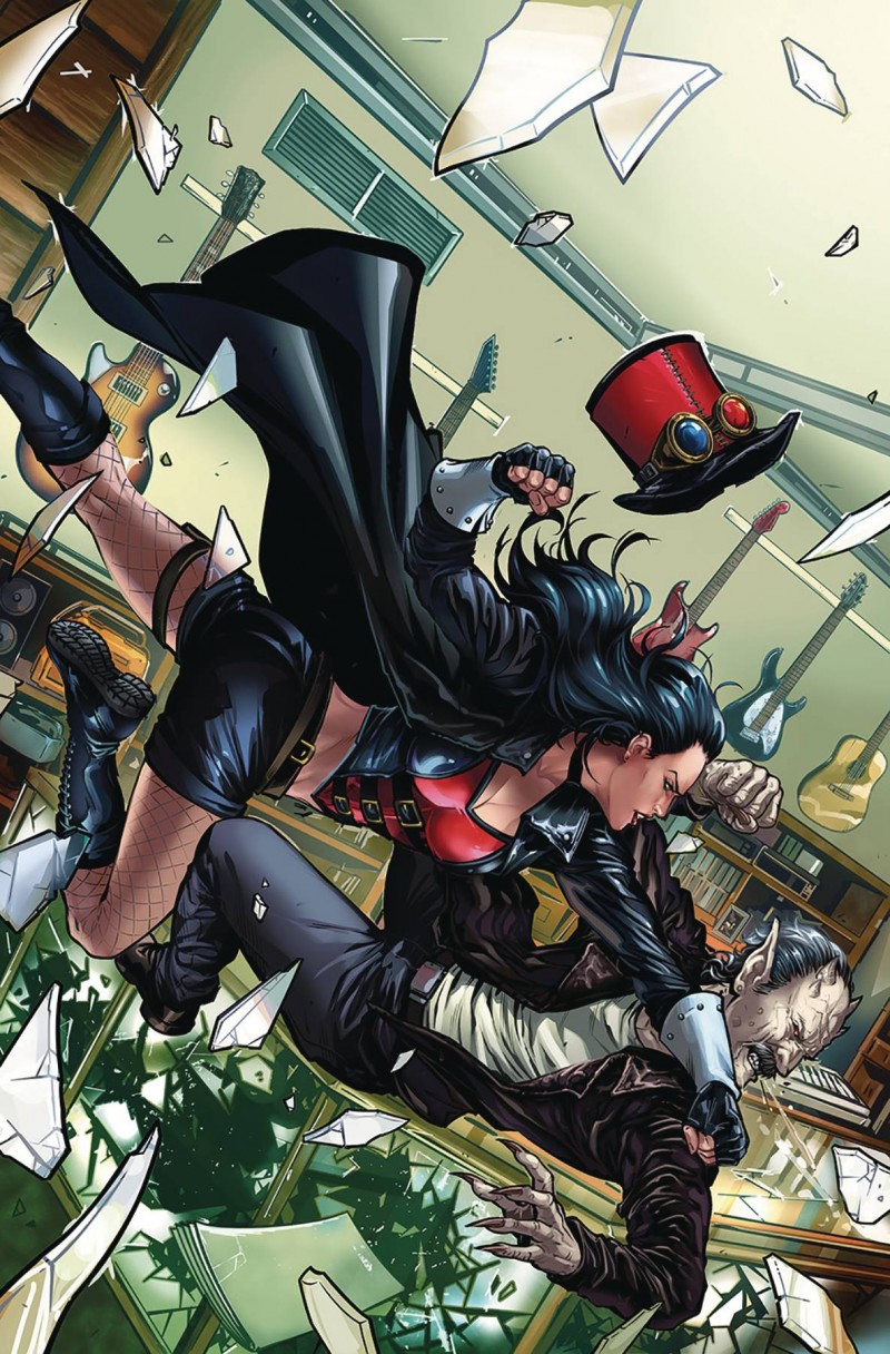 Van Helsing Vs Draculas Daughter #1 CVR B Riverio