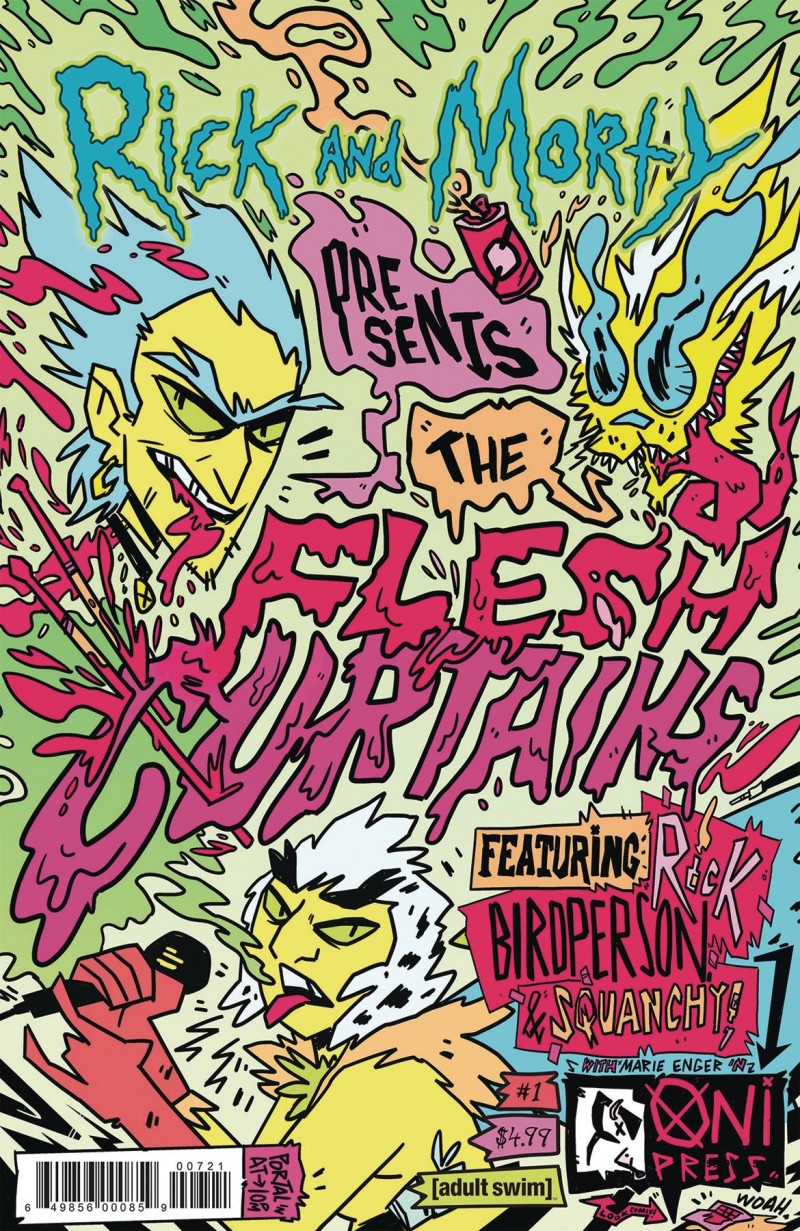 Rick and Morty Present One-Shot Flesh Curtains CVR B Enger