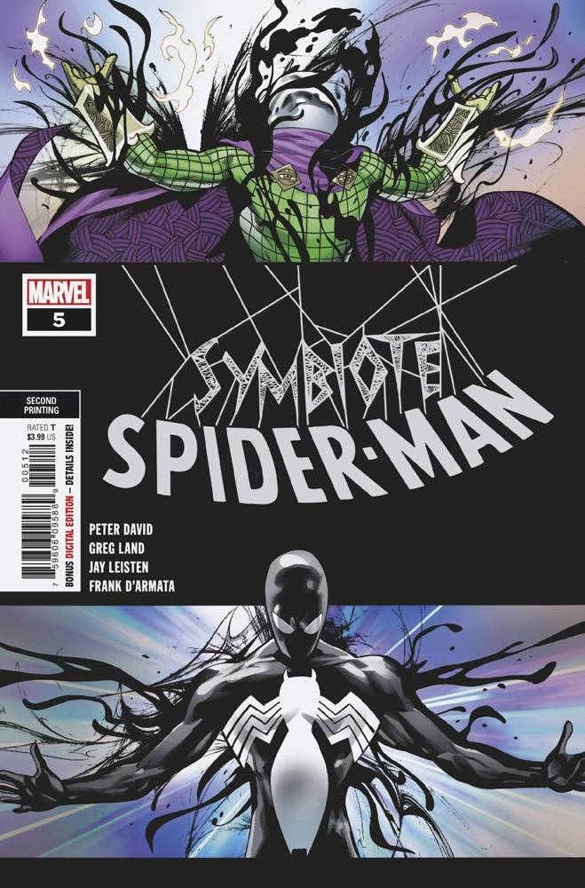 Symbiote Spider-Man #5 Second Printing Land