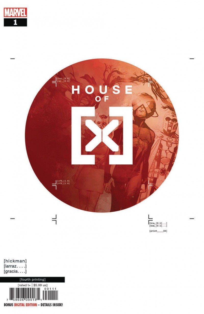 House of X #1 Fourth Printing Larraz