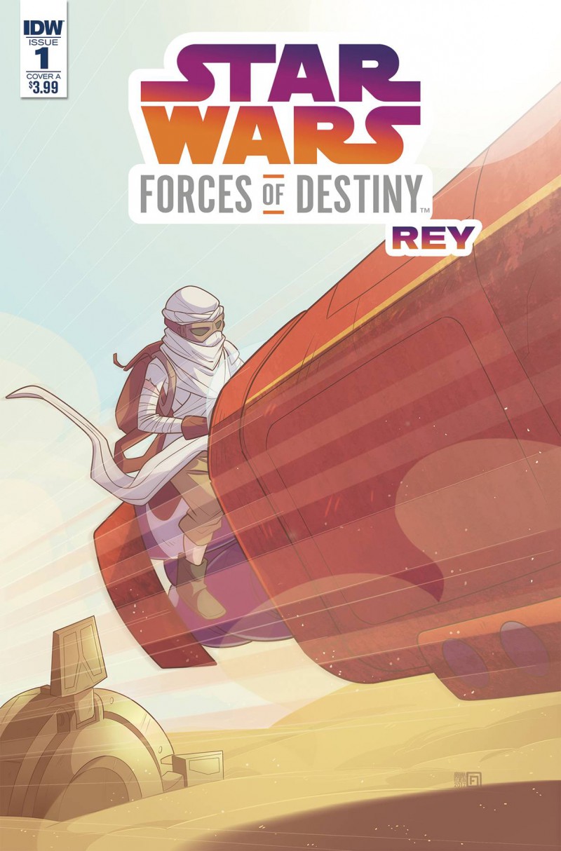 Star Wars Adventures Forces of Destiny Rey CVR A
